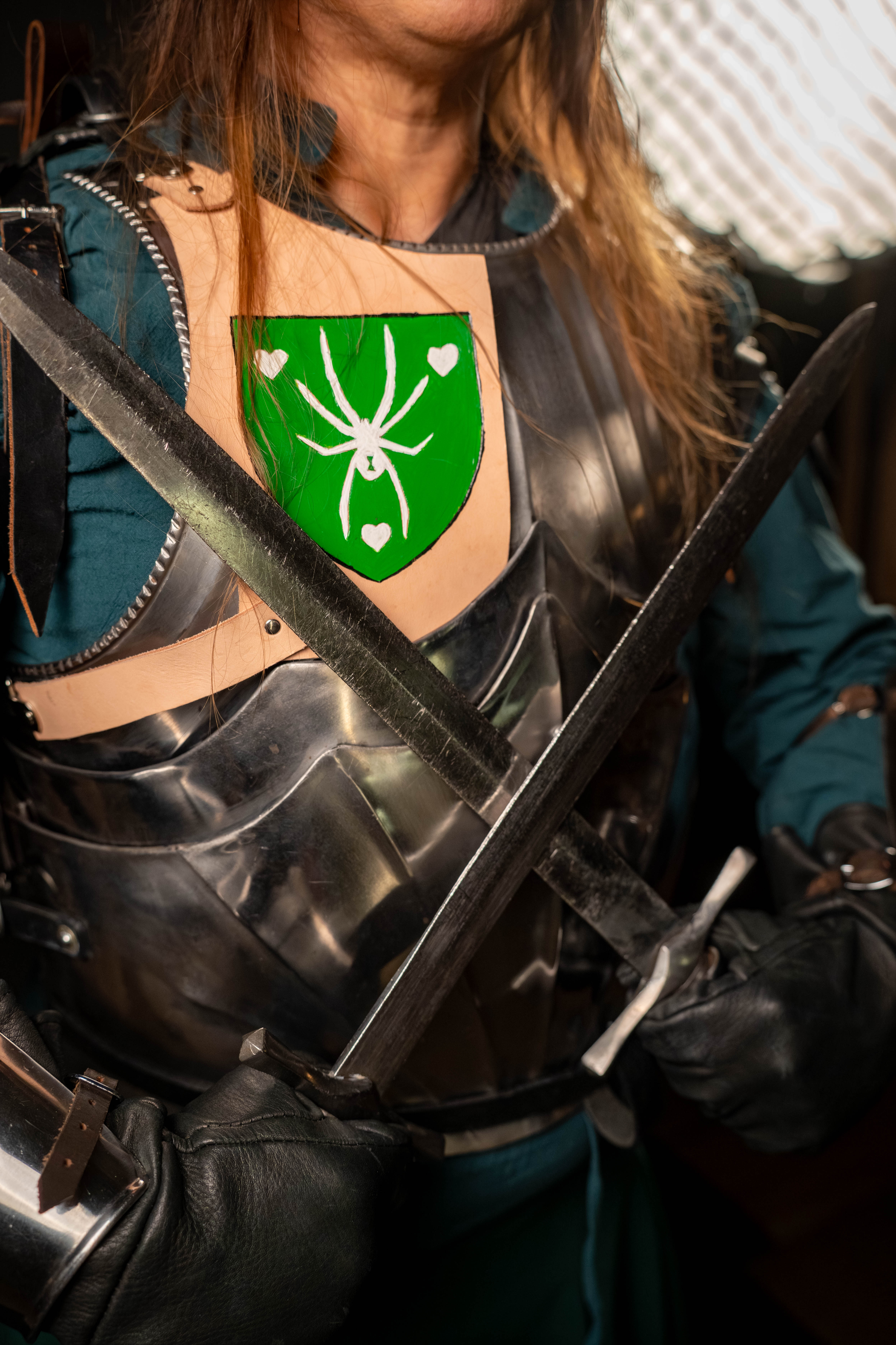 Knight Night Fights fighter, detailed armor portrait