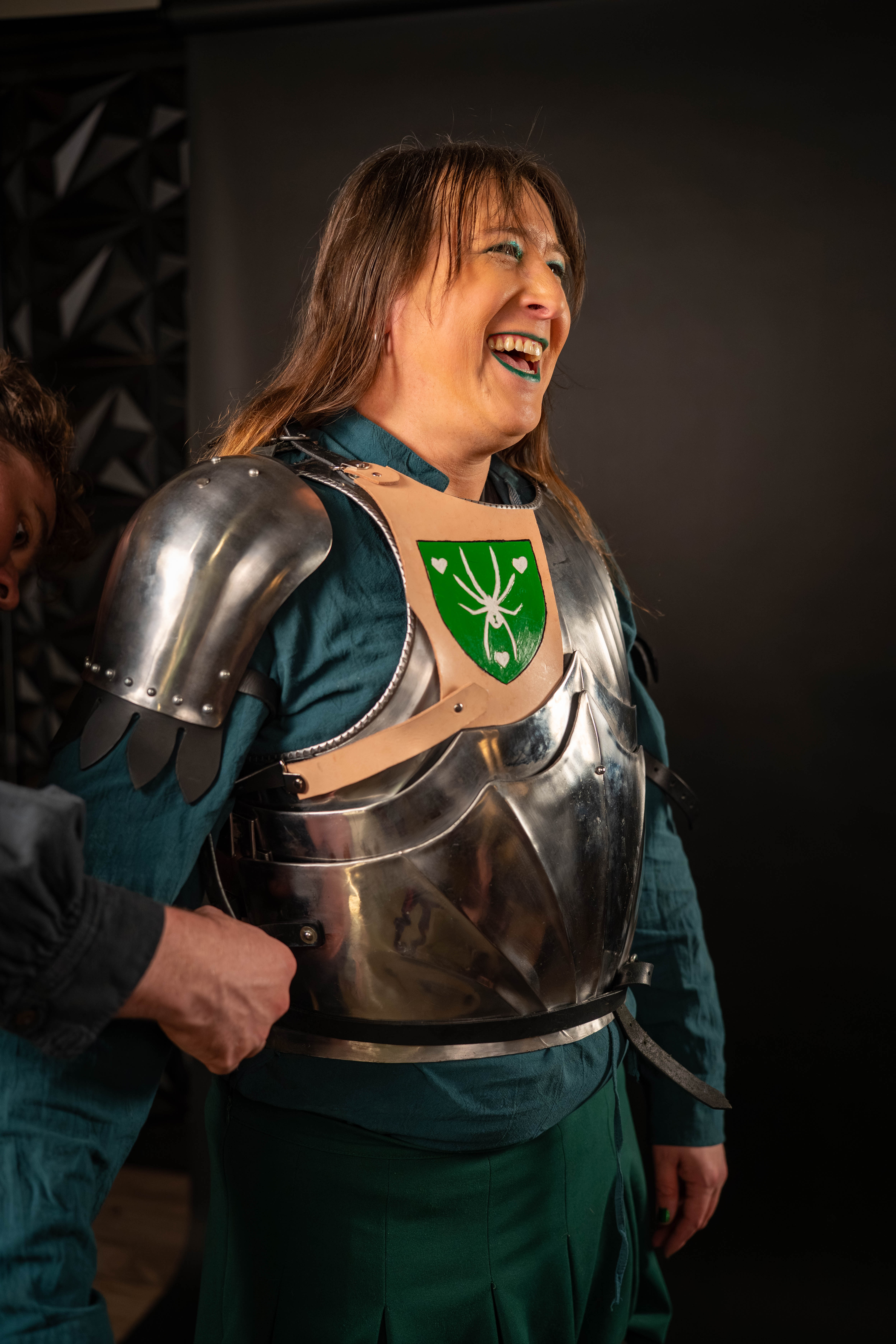 Armored fighter with sword