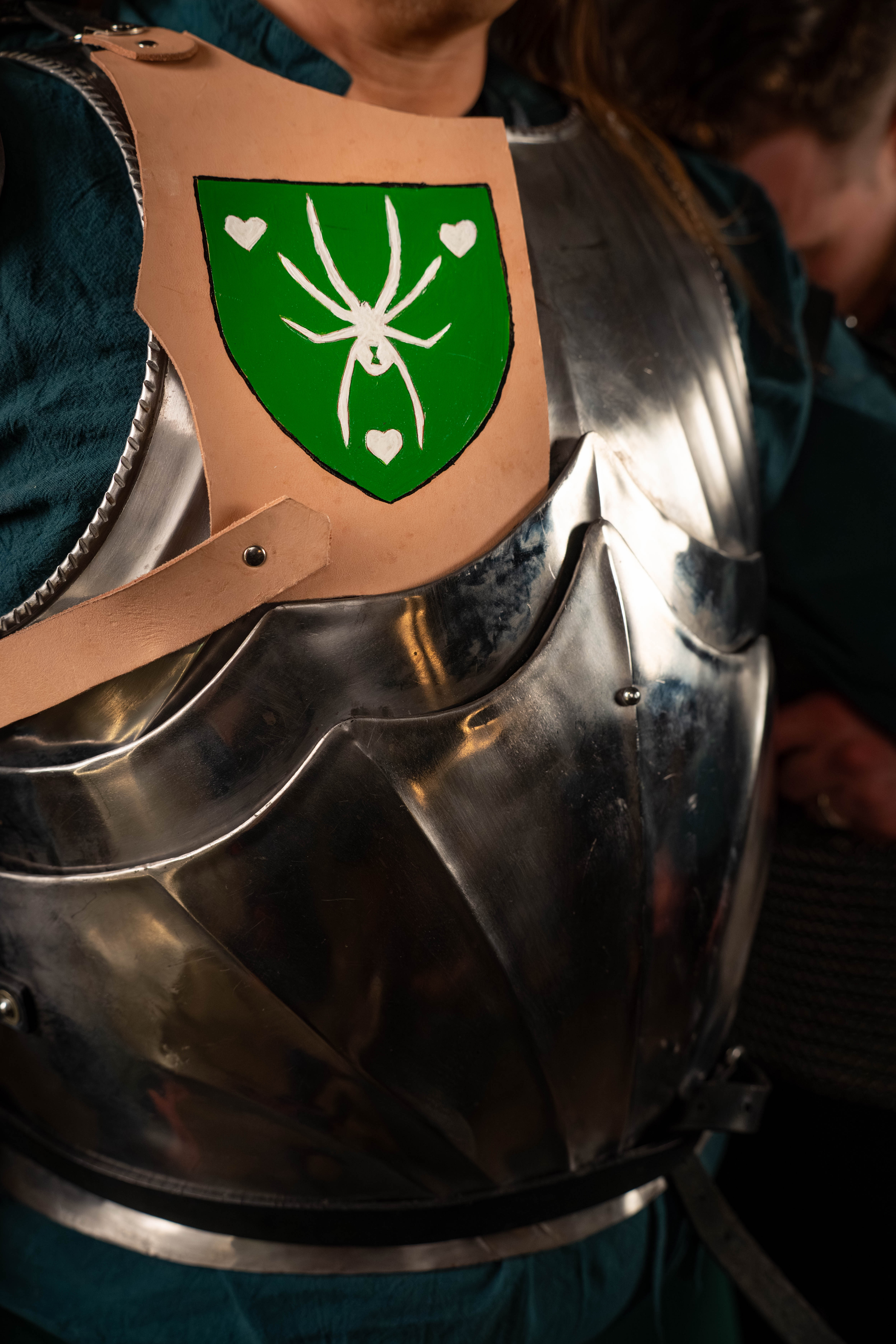 Medieval armor detail shot