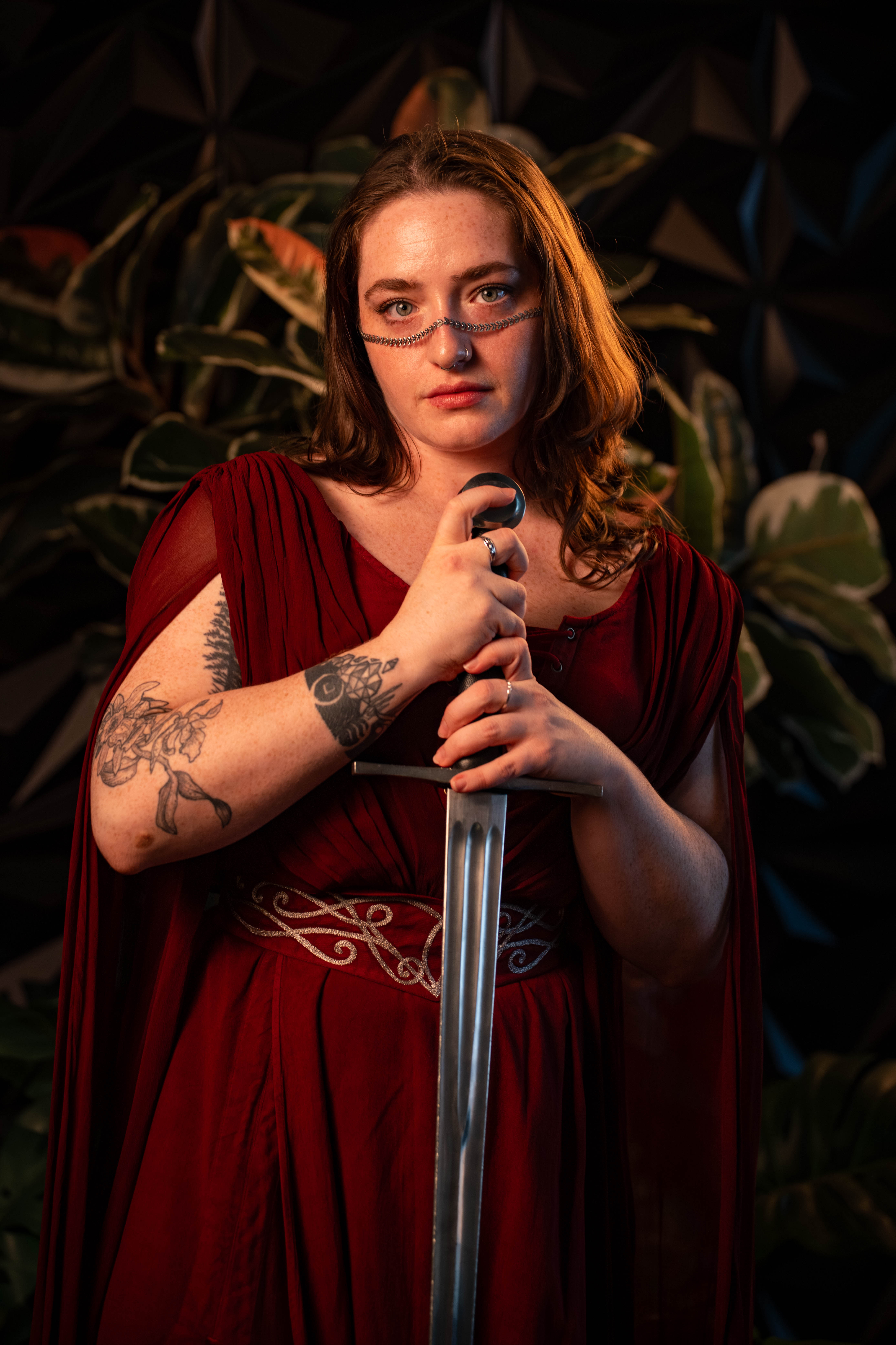 Costumed performer portrait at Starfall Studios